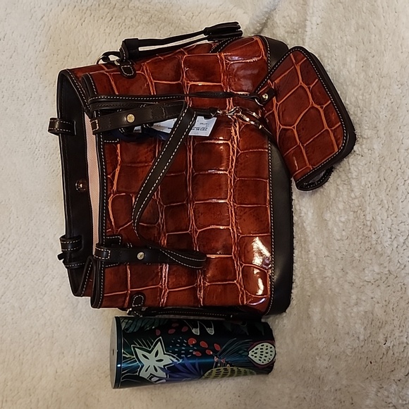 Dooney and Bourke burnt orange bag - Picture 5 of 6